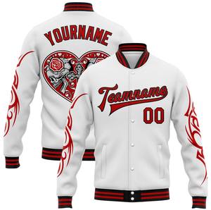 Classic <b>Letterman</b> Baseball Varsity <b>Jacket</b> 100% Cotton Anti-Bacterial Winter - Product Image 3