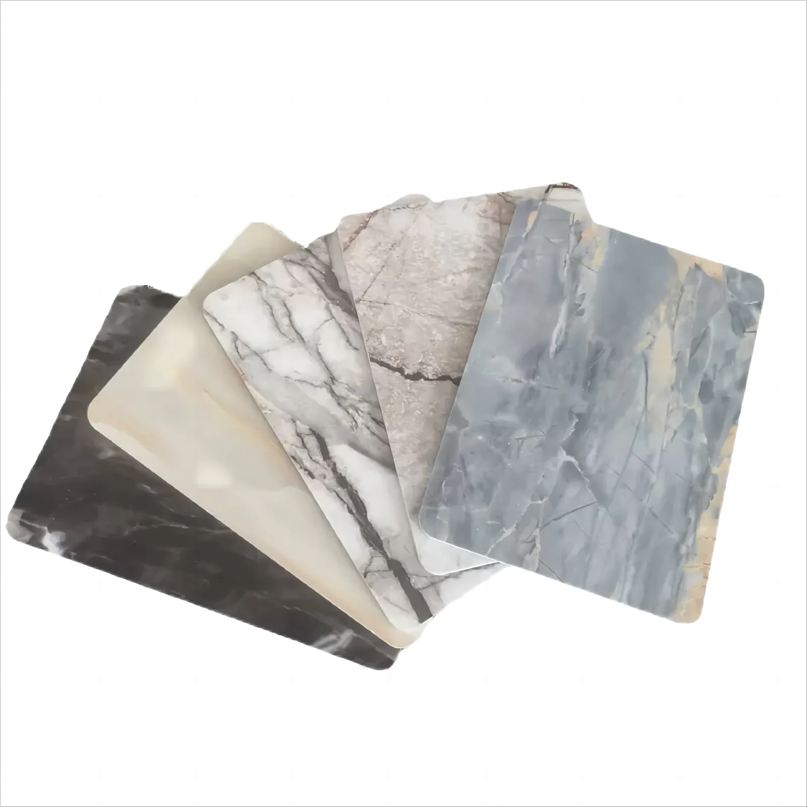 Soteng prezzo all'ingrosso 1220*2440*3mm pvc sottile foglio di plastica alternativa marmo carta da parati pannelli de piedra en pvc