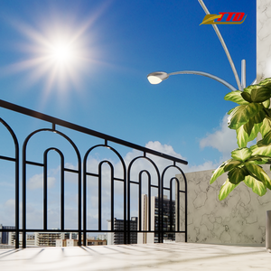 Balustrades de balcon élégantes en fer forgé Conceptions artistiques personnalisées avec revêtement antirouille pour une utilisation extérieure et intérieure - Product Image 3