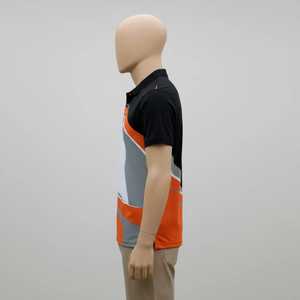 Chemises de golf pour hommes en polyester 100 %, personnalisées, imprimées par transfert thermique, anti-plis, séchage rapide, respirantes, grandes tailles, vente en gros - Product Image 3