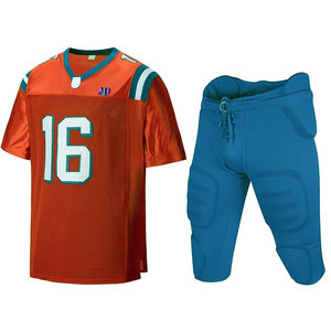 Uniforme de Fútbol Americano para Adultos, Pantalones Cortos Cómodos y Transpirables de Spandex/Poliéster, Personalizables para Prácticas y Juegos de Equipo - Product Image 1