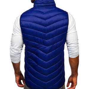 Gilet matelassé unisexe décontracté d'hiver chaud et respirant, directement de l'usine, coupe-vent, imperméable, doublure intérieure douce - Product Image 2