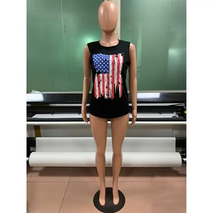 Camisetas sin mangas con estampado de sublimación para hombre, camisetas sin mangas para hombre y mujer - Product Image 3