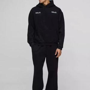 ชุดวอร์มสำหรับผู้ชายโอเวอร์ไซส์สำหรับผู้ชายชุดวอร์มใส่สบายระบายอากาศได้ดี - Product Image 1