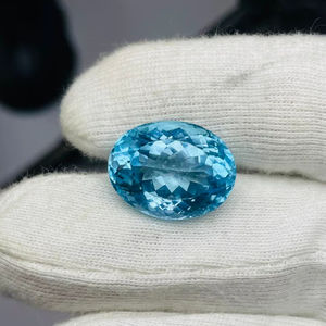 พลอยบลูโทแพซธรรมชาติ คัตติ้งแบบผสม คุณภาพระดับ AAA พร้อมความเงางามและสีสันสวยงาม เหมาะสำหรับการขัดและตกแต่งอย่างสมบูรณ์แบบ - Product Image 4