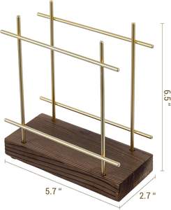 Porte-serviettes moderne, accessoire de table minimaliste, accessoire de décoration de table de luxe, porte-serviettes de style scandinave, contemporain - Product Image 6