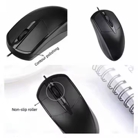Souris de jeu filaire USB avec rétroéclairage LED pour droitiers, compatible avec ordinateur portable et ordinateur de bureau