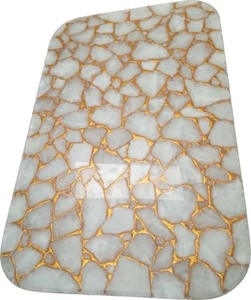 Mesa Auxiliar de Diseño Moderno con Piedra de Ágata, Fabricante Indio de Lujo, la Mejor Calidad para Sala de Estar y Comedor, Mesas de Centro - Product Image 2