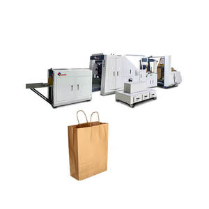 Machine de fabrication indienne de sacs en papier à fond carré entièrement automatique pour sacs en papier kraft carrés - Product Image 1