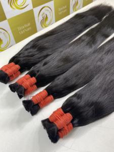 Châtain de luxe 100% trame de cheveux vierges bruts os droits, extrémités complètes, zéro perte disponible couleurs et longueurs cheveux en gros - Product Image 6