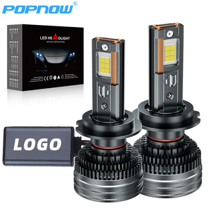 Luces Led Super Brillantes para Coche Tres Tubos de Cobre 300W Faros Led H1 H4 H7 H11 9005 9006 Bombillas Led para Faros Automáticos - Product Image 3