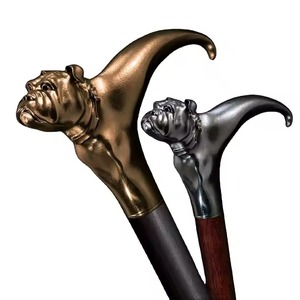 Hma ไม้เท้าทองเหลืองสำหรับเดินสำหรับผู้ชายทำด้วยมือทำจากไม้ - Product Image 5