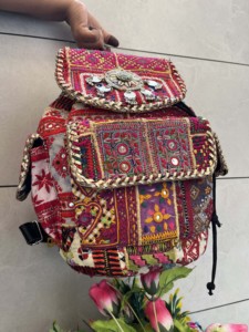 Nueva llegada Diseñador Banjara Mochila Bolso de hombro Moda Serpiente Hecho a mano Boho Vintage Venta caliente Bolsas - Product Image 3
