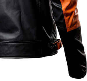 แจ็กเก็ตมอเตอรไซด์ของผู้ชายเสื้อ100% หนังแท้สไตล์ฤดูหนาวแฟชั่น - Product Image 5