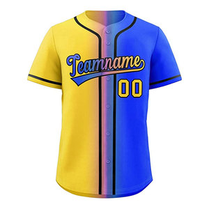 Camiseta de Béisbol LOVENA WEAR, Impresa, Transpirable, de Secado Rápido, Duradera, 100% Poliéster, Cuello en V, Nombre del Equipo Personalizado - Product Image 4