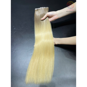 Doble estándar vietnamita Natural recto y máquina de coser Genius Weft Hair vietnamita Virgen Raw Straight Hair Extension - Product Image 4