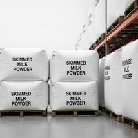 Vente en gros de poudre de lait écrémé stérilisée instantanée de qualité supérieure, riche en protéines, 1,5 % de matières grasses, 25 kg, pour enfants, bébés, adultes, boissons