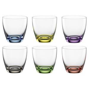 BOHEMIA CRISTAL 'Viva Colori' Juego de 6 Vasos de Whisky, Cristalería Elegante - Product Image 1