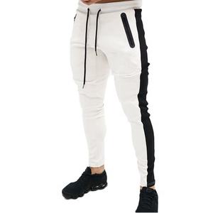 Pantalones de chándal elegantes para hombre, pantalones de chándal de diseñador en negro/blanco, cargo personalizado para Otoño Invierno, chándal bordado para hombre - Product Image 3