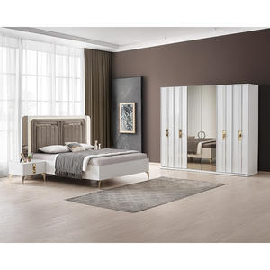 Juego de Dormitorio Athome Milas King-Size, Diseño Moderno, Minimalista y Elegante, MDF, Función Reclinable, para Muebles para el Hogar, Venta al por Mayor en Turquía - Product Image 1