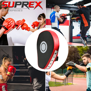Guantes de Boxeo Profesionales Personalizados, Manoplas de Entrenamiento de Cuero Curvadas, Equipo de Entrenamiento de MMA, Kickboxing, Muay Thai - Product Image 1