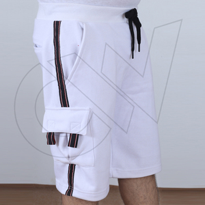 Pantalones y pantalones cortos para correr de entrenamiento en blanco de verano para hombres con tallas grandes de alta calidad - Product Image 5