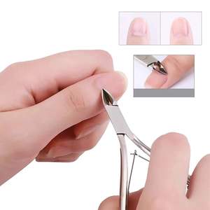 Pince à cuticules professionnelle en acier inoxydable PRO Nipper 12.0/12.5mm pour ongles-BEAUTY Nail Supplies-L.A.6557723 - Product Image 3