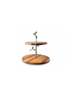 Soporte para Tartas de 3 niveles hecho a mano de madera de primera calidad para exhibición de panadería, celebraciones de cumpleaños, decoración de postres para el hogar, molde epoxi de resina - Product Image 3