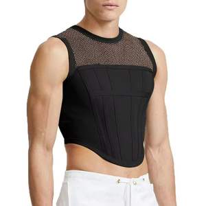 Camiseta sin Mangas de Algodón de Punto, Informal, Transpirable, de Secado Rápido, Ajuste Regular, para Gimnasio y Fitness, con Servicio OEM - Product Image 1