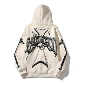 Sudadera con Capucha de Forro Polar Personalizada de Alta Calidad para Hombre, Estilo Urbano, con Bolsillo Tipo Canguro, Estampado Gráfico Completo, Informal, 100% Algodón de Punto - Product Image 5