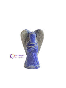 Sculpture d'ange en aventurine jaune, disponible en gros, qualité supérieure, agate, en ligne chez Amayra Crystal Export India - Product Image 3