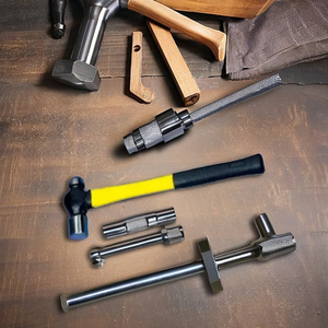 <span class=keywords><strong>Marteau</strong></span> à tête ronde britannique semi-fermé avec manche en plastique de haute qualité de l'usine Jinfu - Product Image 2
