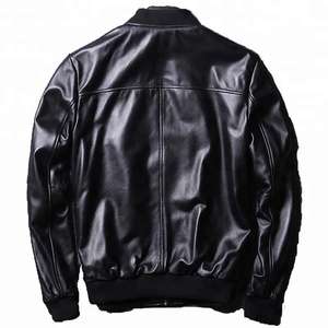 Manteaux pour hommes en cuir véritable personnalisés de haute qualité du fabricant OEM nouvelle arrivée à bas quantité minimale de commande - Product Image 3