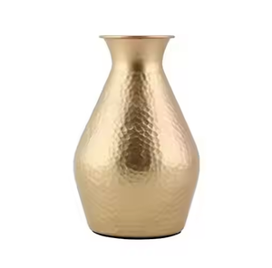 <b>Metal</b> Flower <b>Vase</b> Best Shape Floral <b>Vase</b> in Silver Color for Home & Wedding Tabletop Decorations by decor Impex - Product Image 2