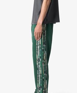 Pantalons de survêtement pour hommes OEM, style streetwear, bande latérale droite, respirant, en molleton français, taille élastique, coupe ample, jogging - Product Image 5