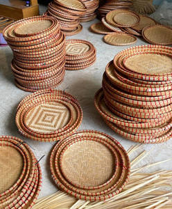 Premium <b>Bamboo</b> <b>Basket</b> for Closet Organizing Pantry Storage And Modern Home Displays - Product Image 4