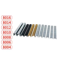 Agrafes de série 80 de calibre 21, agrafes de type U pour meubles et canapés 80/10, agrafes de sol en fil métallique 8006 8008 8010 8012 8014 8016 1010J 1013J