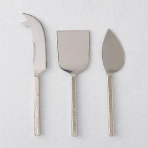 Juego de Cuchillos para Queso de Metal con Acabado Plateado de la Mejor Calidad para Hoteles, Herramientas Elegantes de Diseño para Servir Queso al por Mayor para Restaurantes - Product Image 6