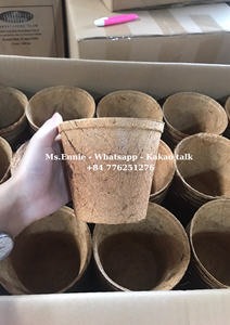 100% pots en fibre de coco biologique/pots en fibre de coco avec le prix le moins cher au Vietnam par Eco2go Vietnam - Product Image 3