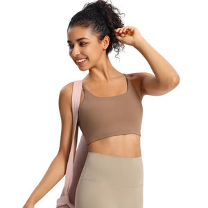 Wrinkle-Resistant Sweat-Wicking Sports Bra High Quality Fitness <b>Apparel</b> Customizable Quick Dry Breathable Athletic Bra - Product Image 5