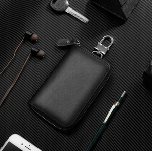 Logo personnalisé en cuir véritable universel cadeau promotionnel voiture marque porte-clés sac étui avec crochet pour toutes les marques Premium Designer - Product Image 3