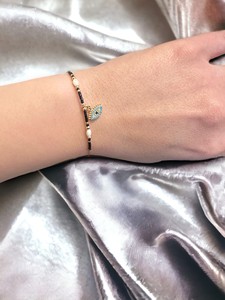 DAFNI BIG PAZAR สร้อยข้อมือหุ้มสแตนเลสเคลือบหินเพทายมุกเทียม-ของขวัญสุดอินเทรนด์ผลิตในอิสตันบูล - Product Image 5