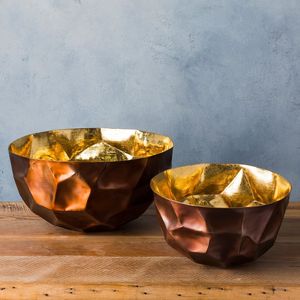 Cuenco de latón para servir con aspecto antiguo adecuado para decoraciones de boda regalos de inauguración de la casa y arreglos de mesa étnicos - Product Image 4