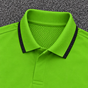 Camiseta de Manga Corta Personalizada para Hombre, de Poliéster y Algodón, Estilo Informal, Transpirable, de Secado Rápido, Tejido de Punto, Color Sólido, Corte Regular - Product Image 4