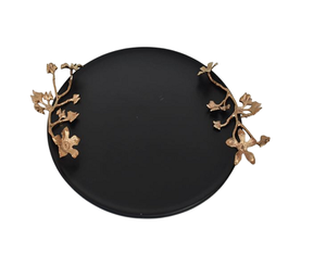 Wooden Home Hotels and Restaurants use <b>Tray</b> with Gold Brass Handles for serving <b>tray</b> with premium natural wood - Product Image 4