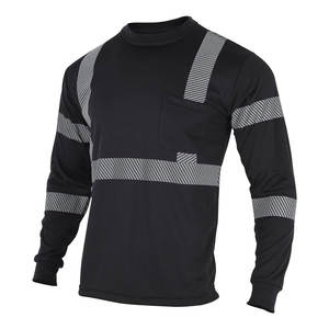 Camisas de Trabajo para Hombre - Camisas de Alta Visibilidad para Hombre, Camisa Polo de Seguridad con Franja Reflectante - Product Image 4