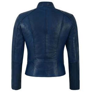 Veste en cuir de mouton véritable coupe ajustée pour hommes mode d'hiver imperméable et respirante avec fourrure de mouton grande taille - Product Image 4