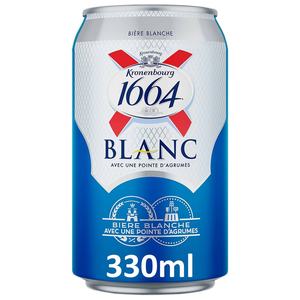 Cerveza Lager Kronenbourg 1664 Blanc en Botellas de 25cl y 33cl, Empaquetado en Caja, a Precios de Mayoreo - Product Image 3
