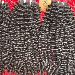 Vente en gros directement d'usine à la mode couleur profonde bouclée vague droite vietnamienne humaine alignée dentelle Bundle disponible 6-32 pouces - Product Image 2