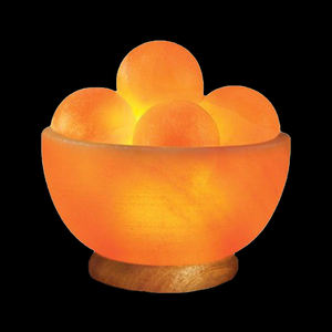 Lámpara de sal del Himalaya tallada a mano Artesanías naturales únicas para regalos de amor Producción al por mayor Lámpara de sal para cuenco de fuego - Product Image 4